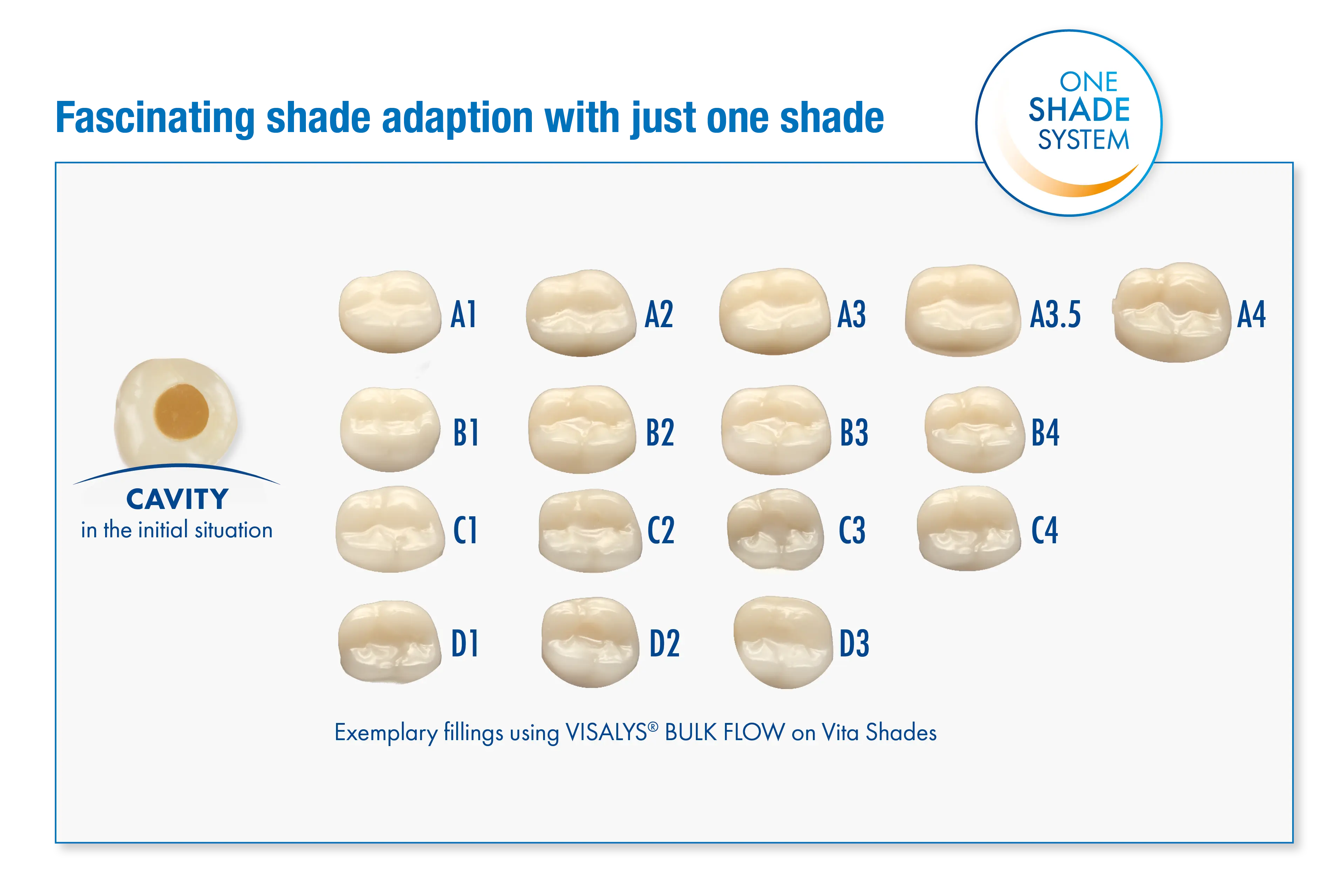 Fascinating shade adaption with just one shade
