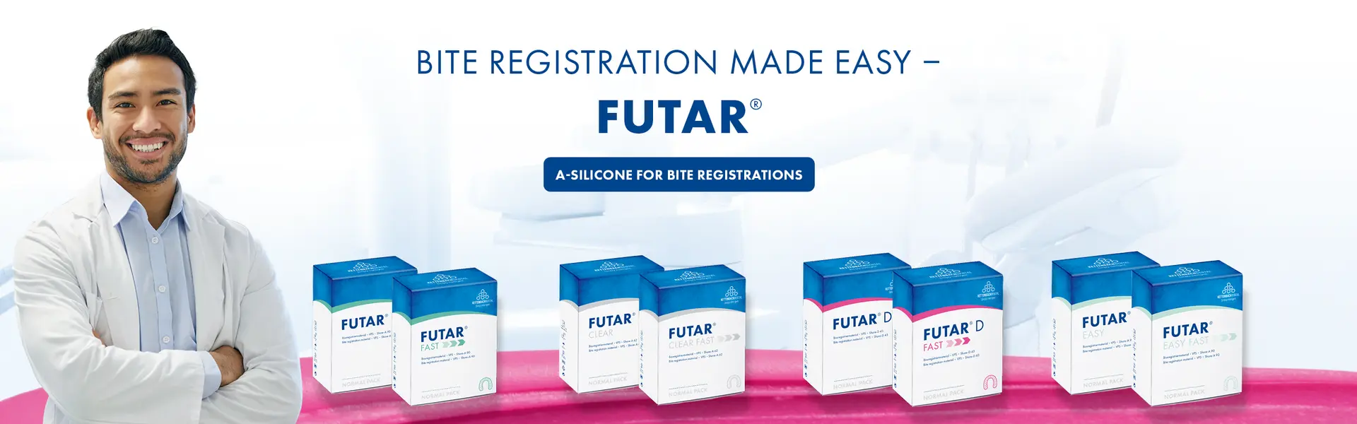 Bite registration made easy, FUTAR, A-silicone for bite registrations
